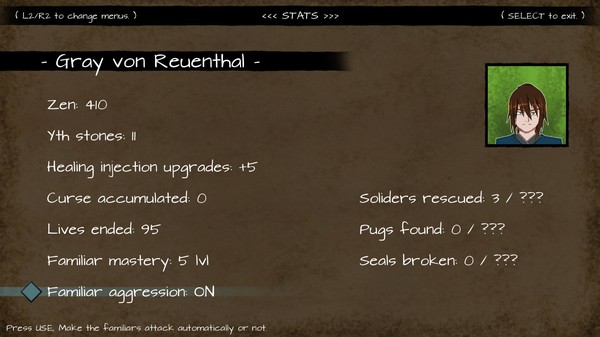 Screenshot z Skautfold: Moonless Knight