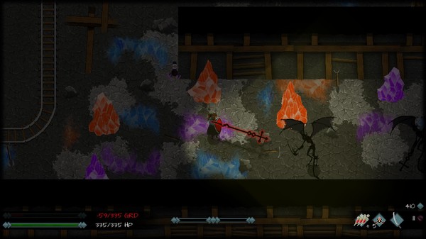 Screenshot z Skautfold: Moonless Knight
