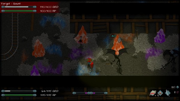 Screenshot z Skautfold: Moonless Knight
