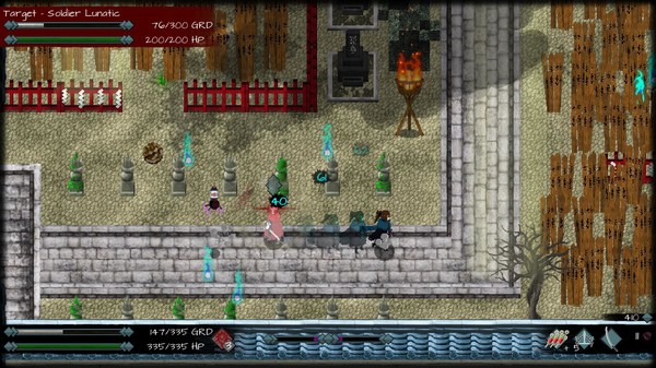 Screenshot z Skautfold: Moonless Knight