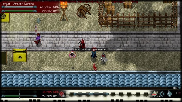 Screenshot z Skautfold: Moonless Knight