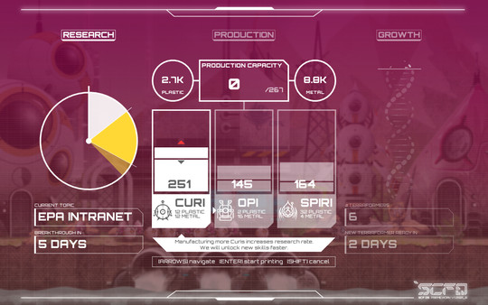 Screenshot z Terraforming Earth