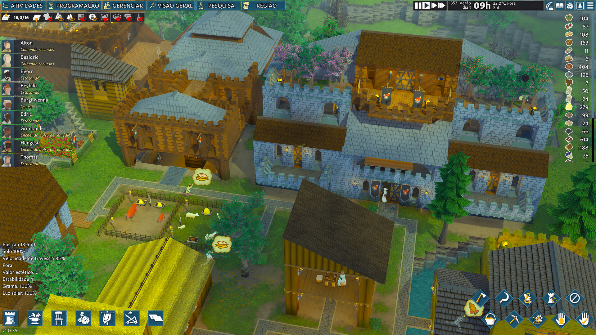 Screenshot de Going Medieval
