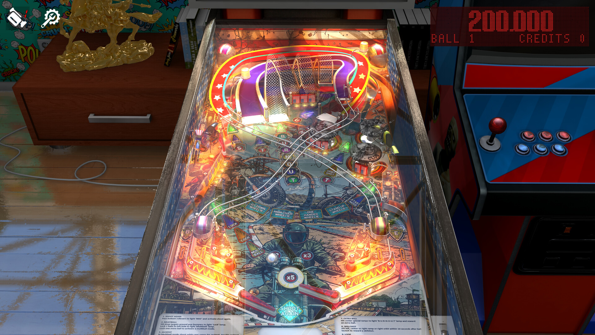 Zaccaria Pinball - Devil Riders 2019 Table Featured Screenshot #1