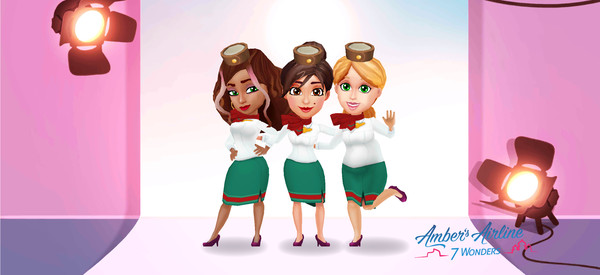 Screenshot z Amber's Airline - 7 Wonders