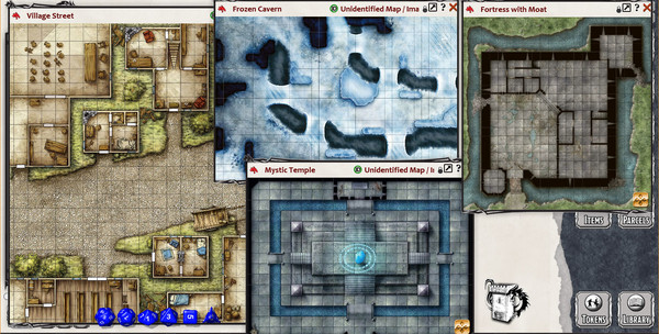 Fantasy Grounds - Dungeons & Dragons Tactical Maps Reincarnated