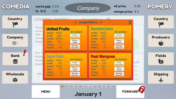 Screenshot z Mango Cart