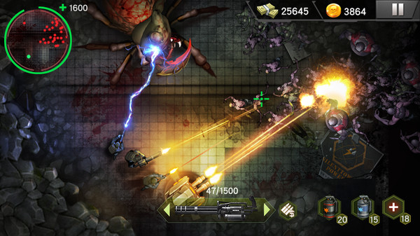 Screenshot z Zombie Shooter: Ares Virus