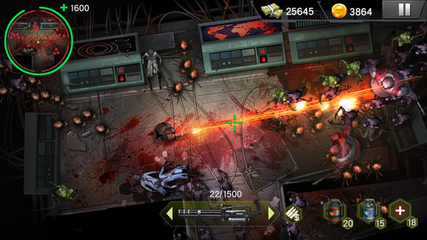 Screenshot z Zombie Shooter: Ares Virus