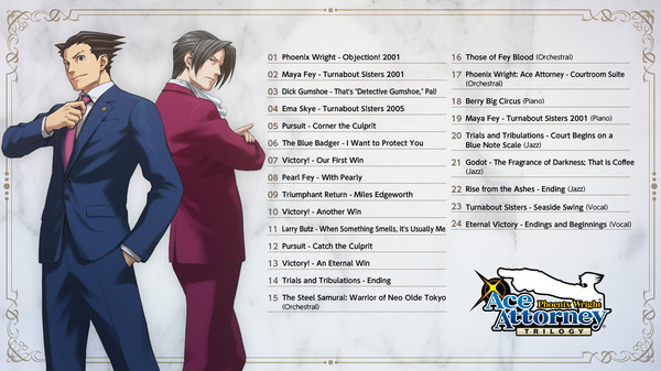 Phoenix Wright: Ace Attorney Trilogy - Turnabout Tunes