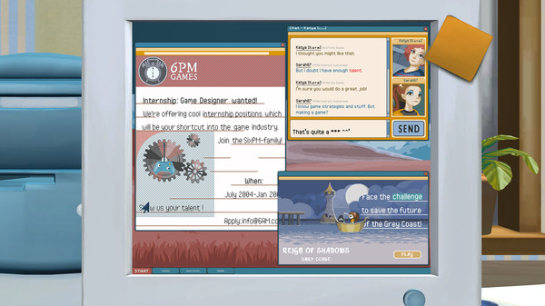 Screenshot z Letters - a written adventure