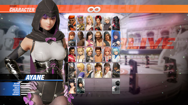 DEAD OR ALIVE 6: Core Fighters 20 Character Set