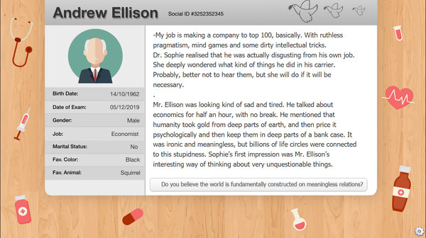 Screenshot z The Psychiatrist: Major Depression