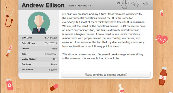 Screenshot z The Psychiatrist: Major Depression