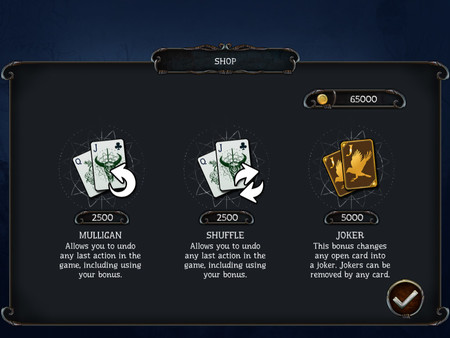 Screenshot z Mystery Solitaire The Black Raven