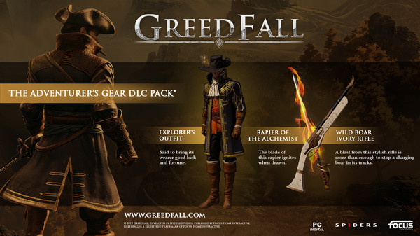 GreedFall - Adventurer’s Gear DLC