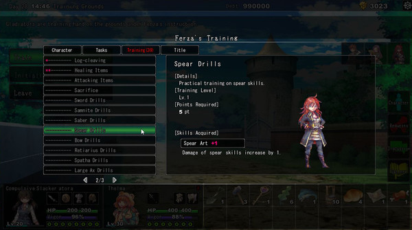 Screenshot z Mad Princess: The Great Gladiators Screenshot z Mad Princess: The Great Gladiators