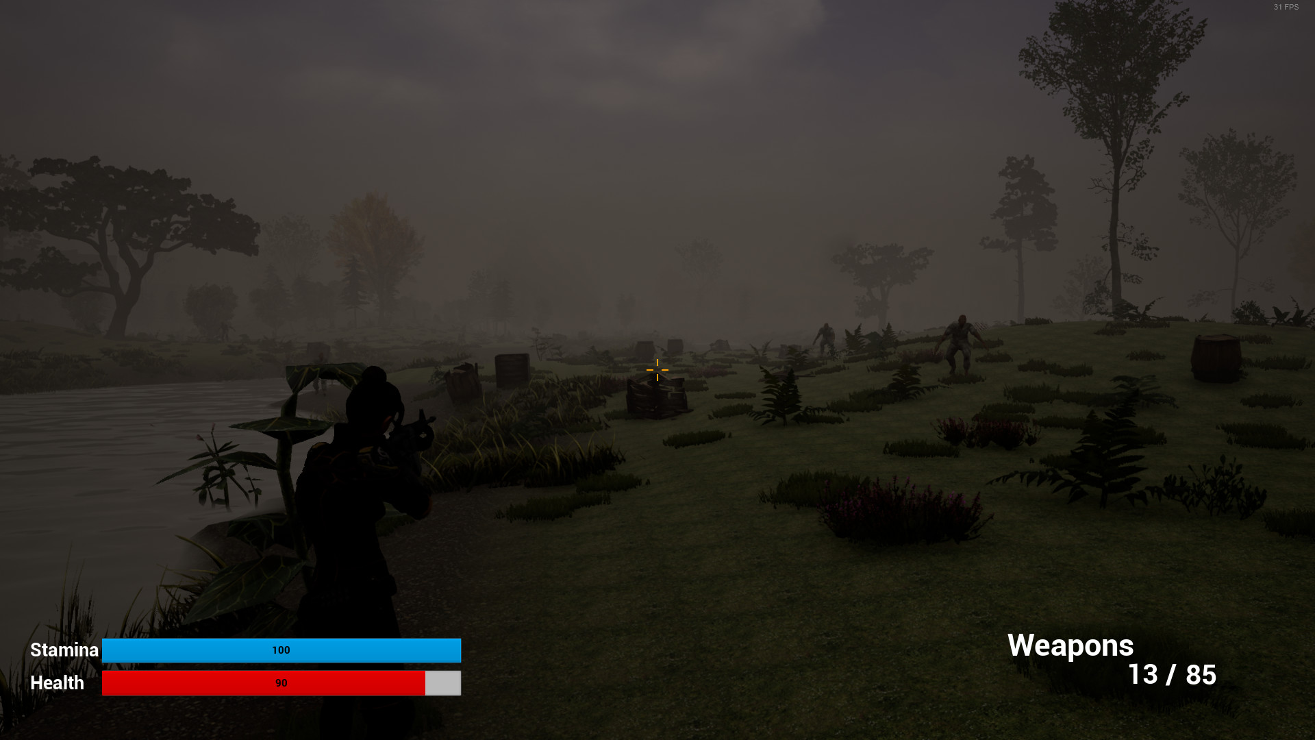 #4. Zombies In The Forest (Steam) By: Sergo inc