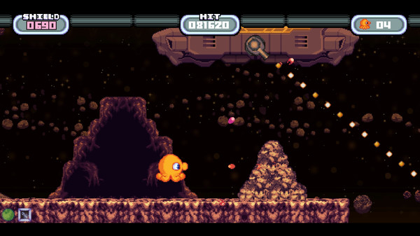 Screenshot z Takotan - 星のタコ