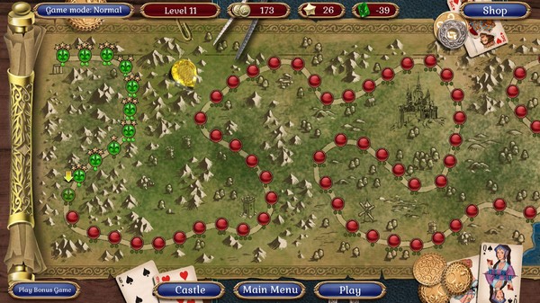 Screenshot z Jewel Match Solitaire 2 Collector's Edition