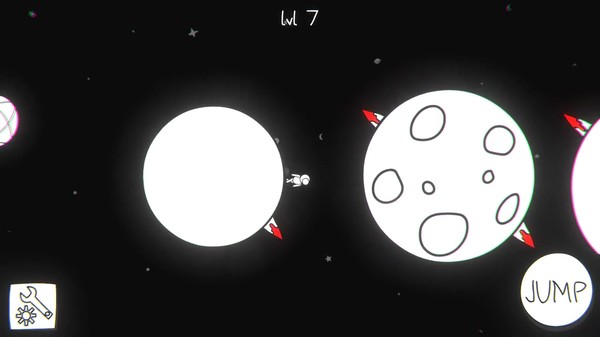 Screenshot z Super Space Jump Man