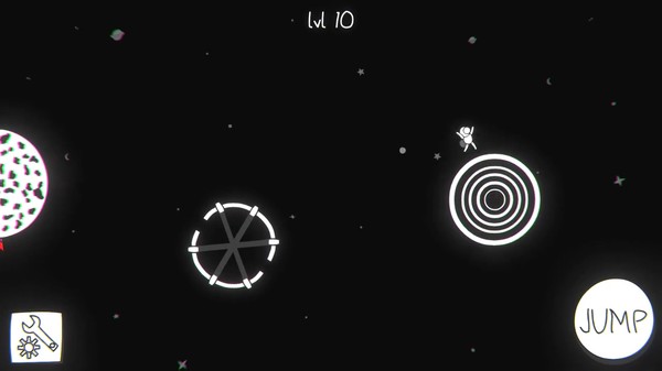 Screenshot z Super Space Jump Man