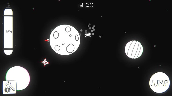 Screenshot z Super Space Jump Man