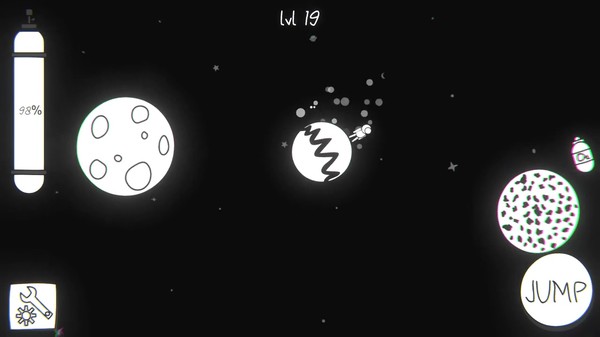 Screenshot z Super Space Jump Man