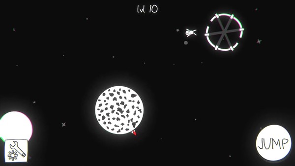 Screenshot z Super Space Jump Man