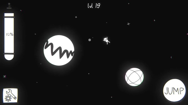 Screenshot z Super Space Jump Man