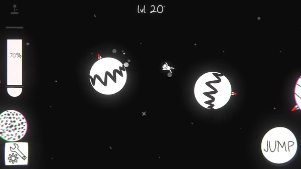 Screenshot z Super Space Jump Man