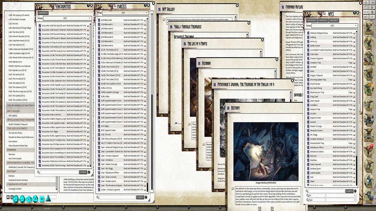 Fantasy Grounds - Pathfinder RPG - Skull & Shackles AP 1: The Wormwood Mutiny (PFRPG) screenshot 4