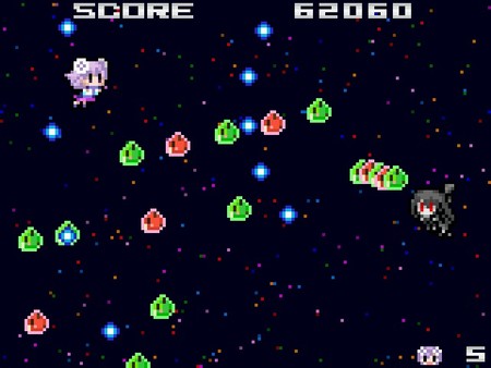 Screenshot z Neptunia Shooter