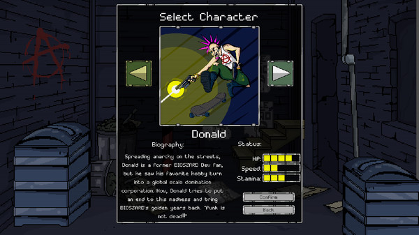 Screenshot z BIOSZARD Corporation Screenshot z BIOSZARD Corporation