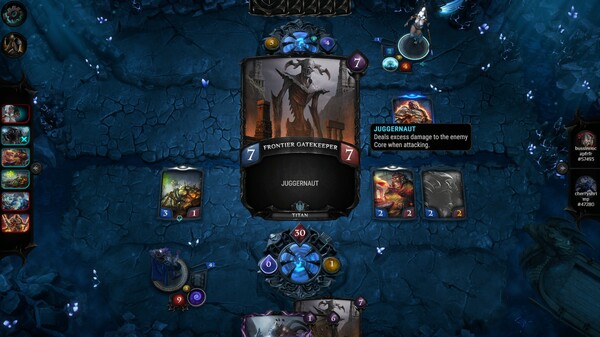Screenshot z PHAGEBORN online card game