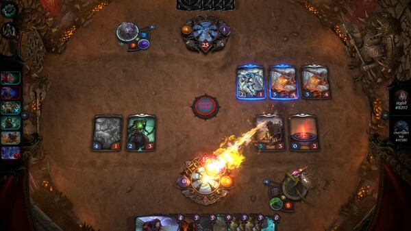 Screenshot z PHAGEBORN online card game