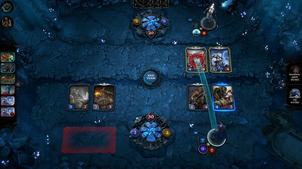 Screenshot z PHAGEBORN online card game