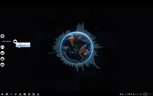 Screenshot z RainDesktop