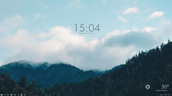 Screenshot z RainDesktop