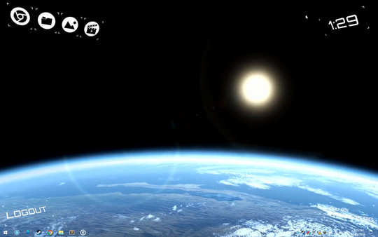 Screenshot z RainDesktop