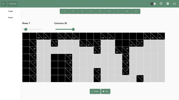 Kakuro screenshot 5