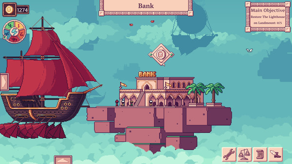 Screenshot z Merchant of the Skies