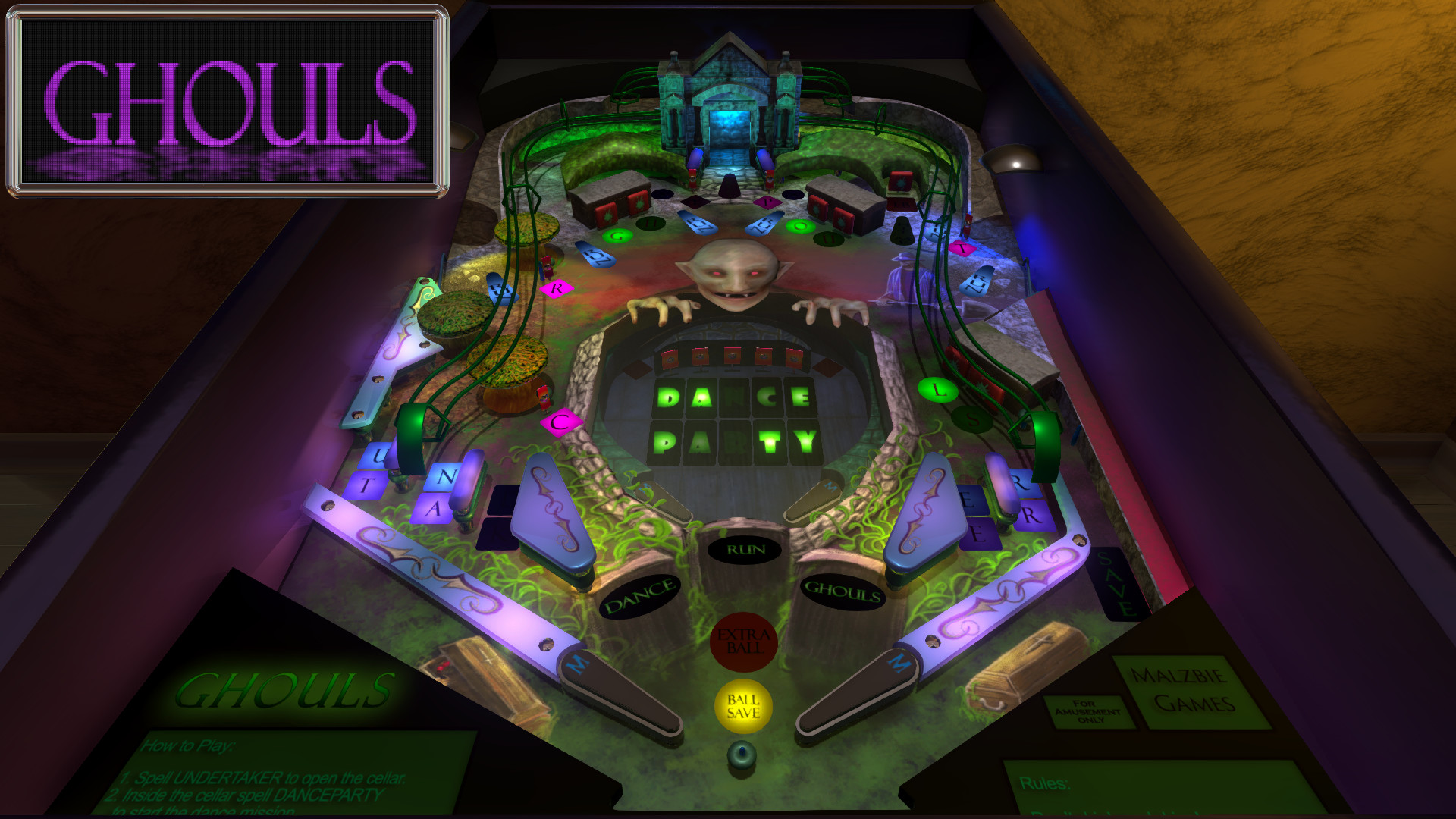 Malzbie's Pinball Collection - Ghouls Featured Screenshot #1