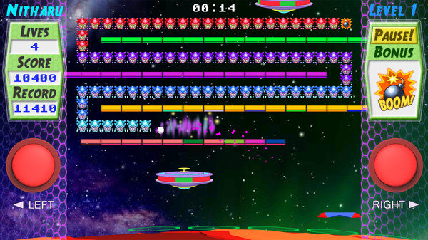 Screenshot z AttackNoids