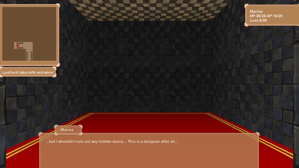 Screenshot z Lustlock Labyrinth