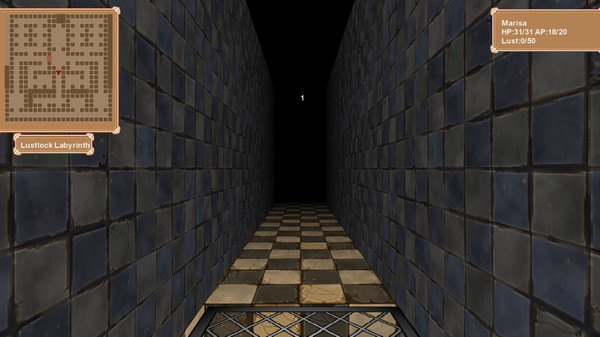 Screenshot z Lustlock Labyrinth