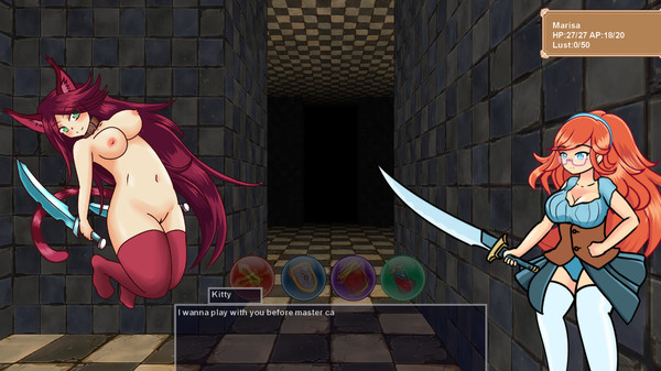 Screenshot z Lustlock Labyrinth