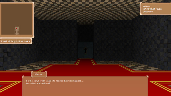 Screenshot z Lustlock Labyrinth