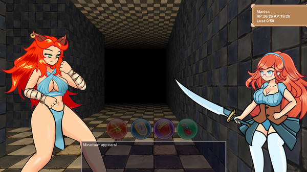 Screenshot z Lustlock Labyrinth