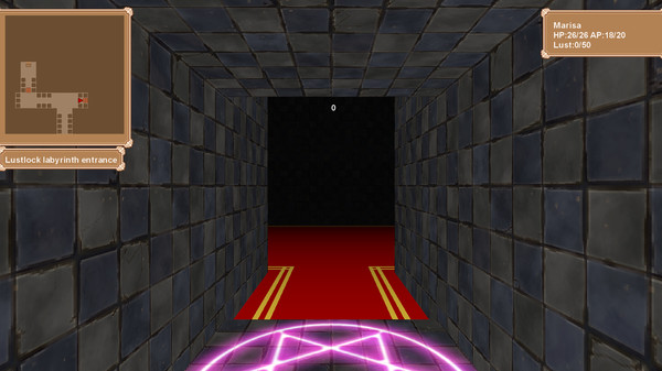 Screenshot z Lustlock Labyrinth